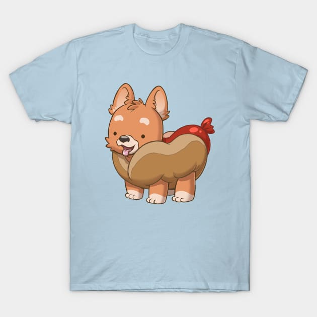 Corgi Dog T-Shirt by Dooomcat